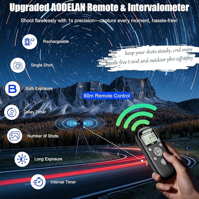 for Sony Cameras Wireless Rechargeable Timer Shutter Release Remote Control - Image 2