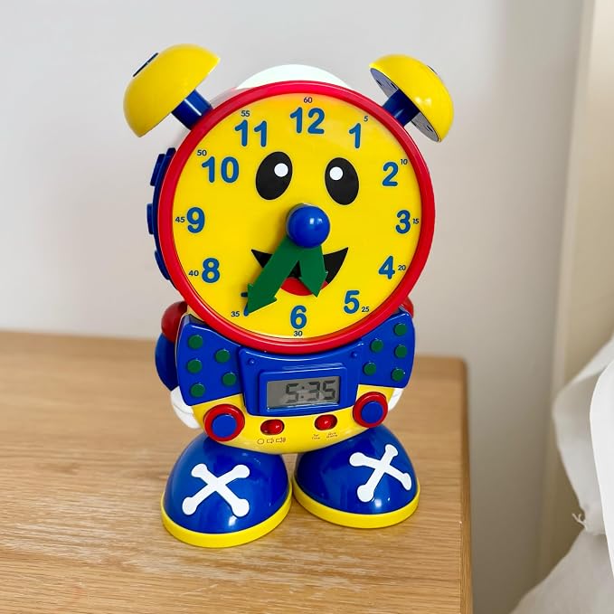The Learning Journey Telly The Teaching Time Clock, Electronic Analog & Digital - Image 3