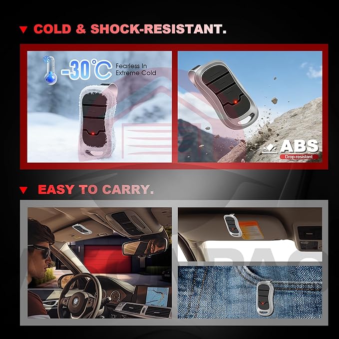 3X Genie Garage Door Opener Remote G3T-A G3T-R G3T-BX Intellicode【10-Year-Warranty】