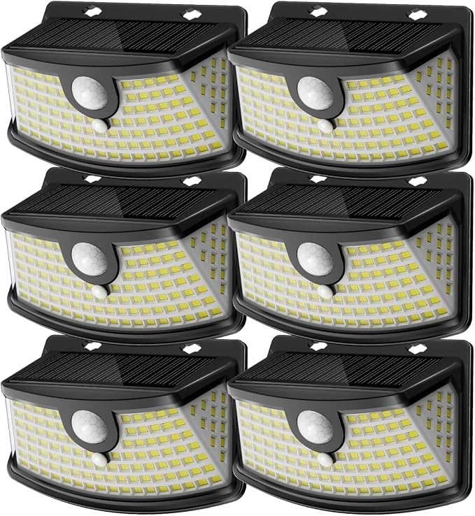 Aootek New Solar Motion Sensor Lights 120 LEDs by Lightupeveryconer
