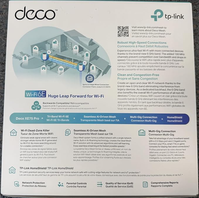 TP-Link Deco XE75 Pro AXE5400 Tri-Band WiFi 6E Mesh System - Image 15