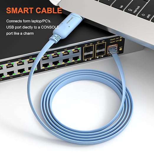 USB to RJ45 Console Cable 2pack, Essential Tool - Image 2