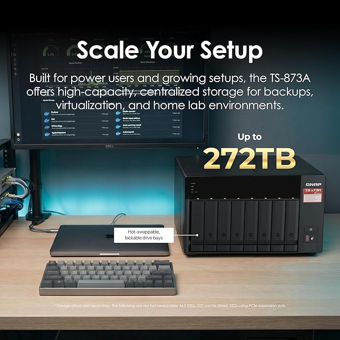 QNAP TS-873A-8G 8 Bay High-Performance NAS - Image 3