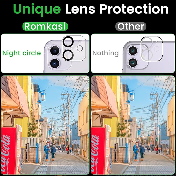 Romkasi 3 Pack Privacy Screen Protector - Image 6