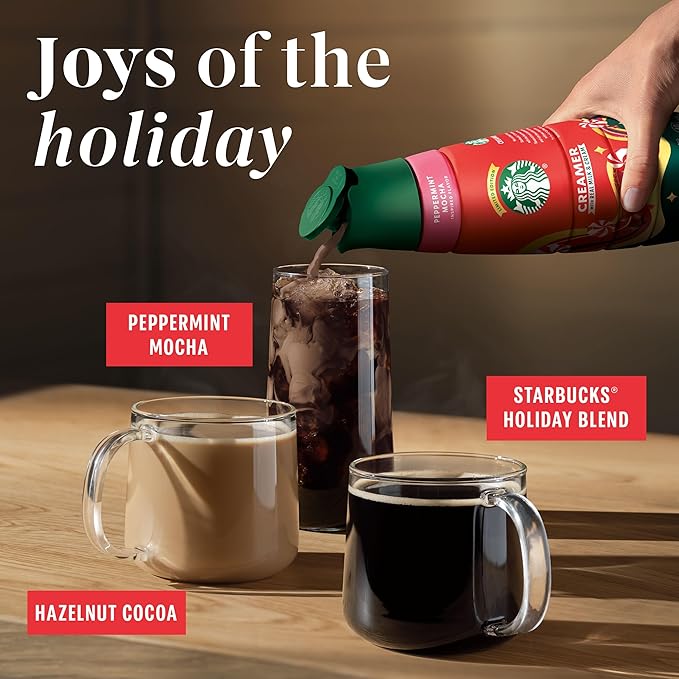 Starbucks K-Cup Coffee Pods, Medium Roast Coffee for Keurig Brewers, Holiday Blend, 100% Arabica, Limited Holiday Edition, 1 Box (32 Pods)