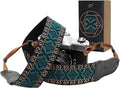 Padwa Lifestyle Mystic Green Embroidered Camera Strap by PadwaLifestyleCameraStrap