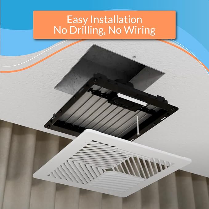 Flair Smart Register Supply Vent 8x8, AC Vent Cover - Image 3
