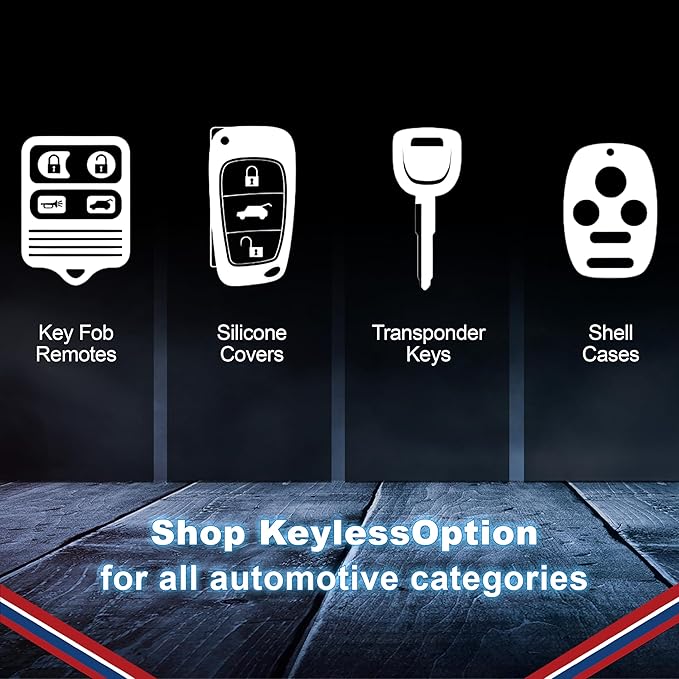 KeylessOption Key Fob for 1998 1999 2000 2001 2002 2003 2004 2005 2006 2007 - Image 7