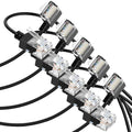 Cat6A Ethernet Cable 90 Degree Right Angled 10FT 5Pack, Flexible Slim & Ultra by Thzzhnno