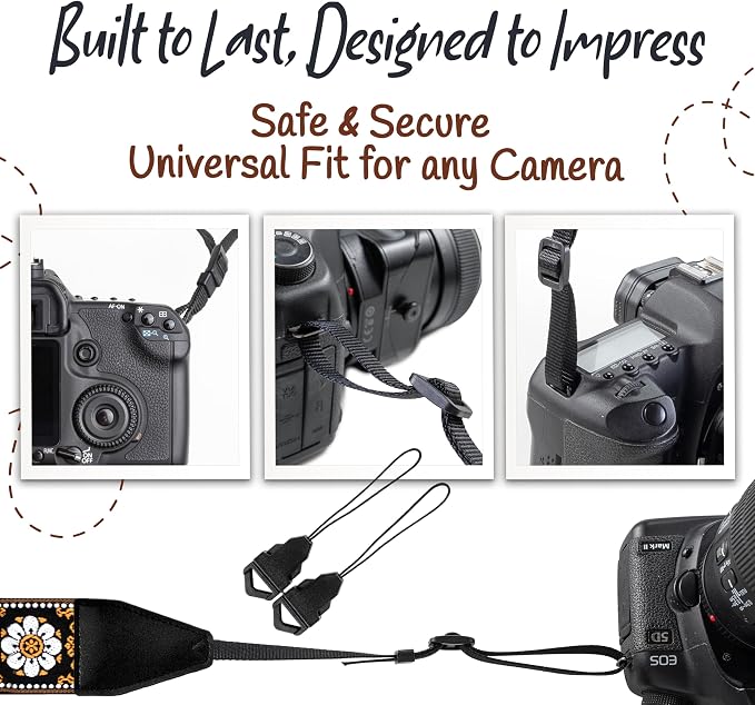 Camera Strap for All DSLR and Mirrorless Camera Including Binoculars. Neck - Image 7