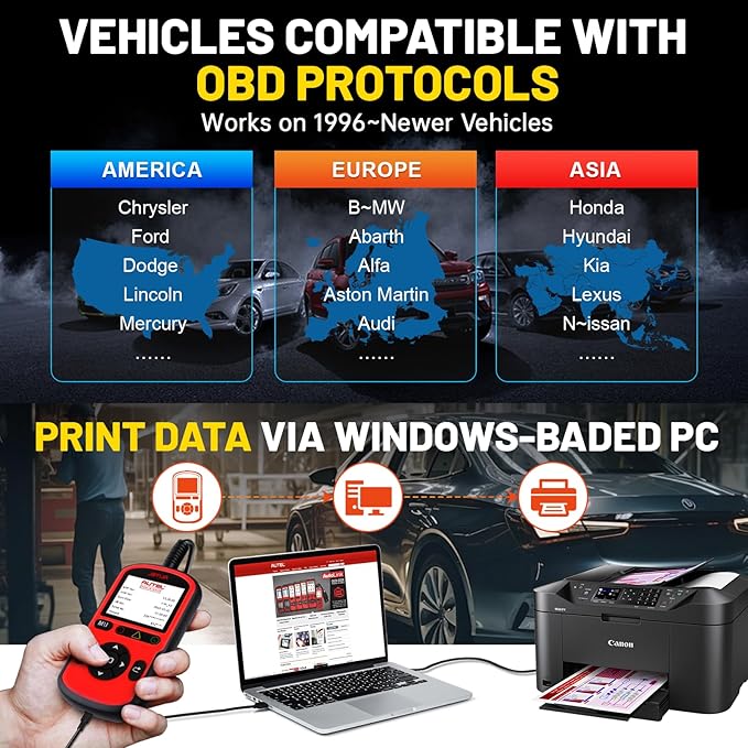 Autel OBD2 Scanner AutoLink AL549(Upgraded Ver. of AL519)Code Reader with AutoVin, Read/Erase DTCs for ABS, Universal Car Battery Test,OBDII Scan with Live Data,Check Engine Fault OBD2 Diagnostic Tool