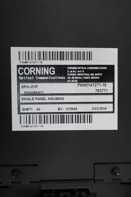 CORNING SPH-01P SINGLE PANEL HOUSING D602712 - Image 8