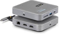 StarTech.com 7-in-1 USB C DisplayLink Dual Monitor Docking Station, 4K 60Hz HDMI Dock for MacBook M1 M2 M3 M4 & Windows, USB 10Gbps Hub, Gigabit Ethernet, SD, 100W PD, 22in (56cm) Cable