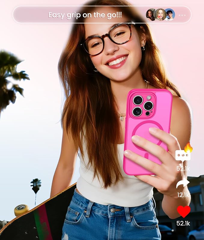 FNTCASE for iPhone 14 Pro Case: Translucent Matte Cases - Image 8