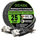 GEARit Cat6 Outdoor Ethernet Cable 23AWG Pure Copper, Waterproof, Direct Burial by GEARit