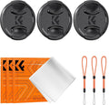 K&F Concept 58mm Lens Cap, 9-in-1 Center Pinch Lens Cover + Anti-Loss Keeper by KFCONCEPT