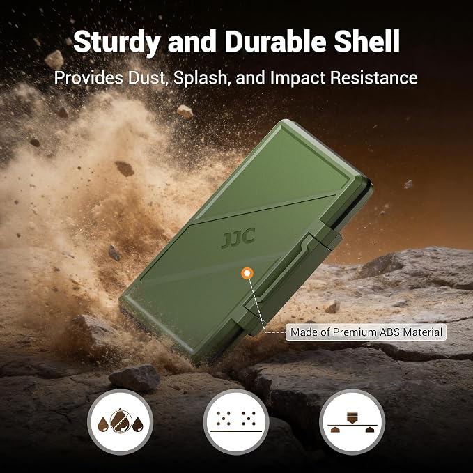Grey 36 Slots Memory Card Case Water-Resistant Anti-Shock Memory Card Wallet - Image 4