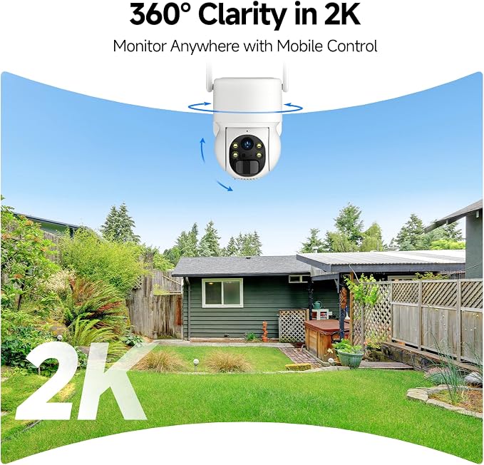 Oculview 2K Solar Security Camera Wireless Outdoor, Cameras - Image 3