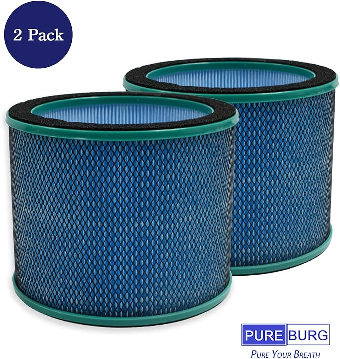 PUREBURG Replacement Filter Compatible with ULTTY R021 R21 R020 R20 Bladeless Tower Fan + Air Purifier 2-in-1 & MODERE Hot + Cold Air Purifier,2-Pack H13 HEPA Air Clean
