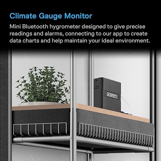 AC Infinity Mini Temperature Humidity Smart Hygrometer A1 Bluetooth App Monitor - Image 2