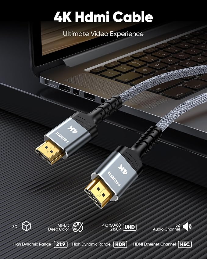 Highwings 4K HDMI Cable 5FT/1.5m - Image 4