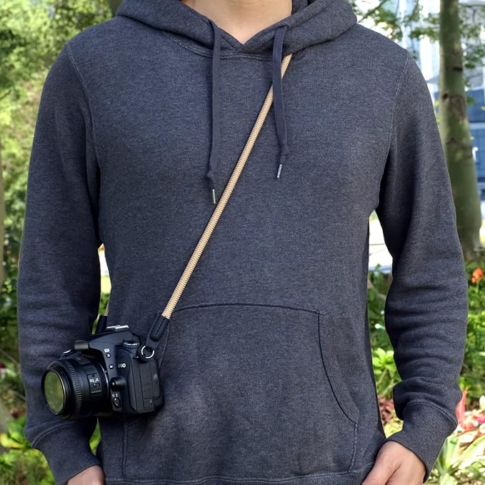 VKO Vintage Camera Neck Strap, Nylon Rope Camera Shoulder Straps - Image 2