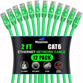 Maximm Cat 6 Ethernet Cable - 2 ft - High-Speed LAN by MaximmCable