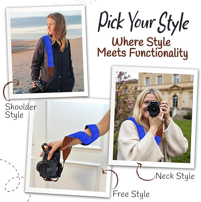 Art Tribute Camera Strap For Photographers Padded Universal Fit Neck Shoulder & - Image 6