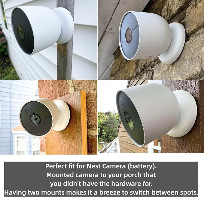 TEYOUYI Wall Mount for Google Nest Camera Replacement Part - Image 4