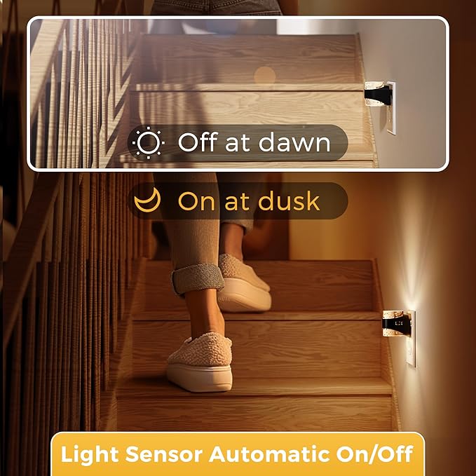 L LOHAS LED Night Light, Bubble Night Lights Plug into Wall,4 Pack 3000K/4000k/5000K Adjustable Color Temperature Night Light,Dimmable Nightlights with Dusk to Dawn Sensor for Rooms Bathroom Hallway