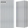 TO-TH Wood-Look Acoustic Panel, 4 Pack 47.2” x 23.6” Soundproof Wall Panels, Decorative Sound Absorbers Large Acoustic Panels for Home, Office, Basement, White Oak
