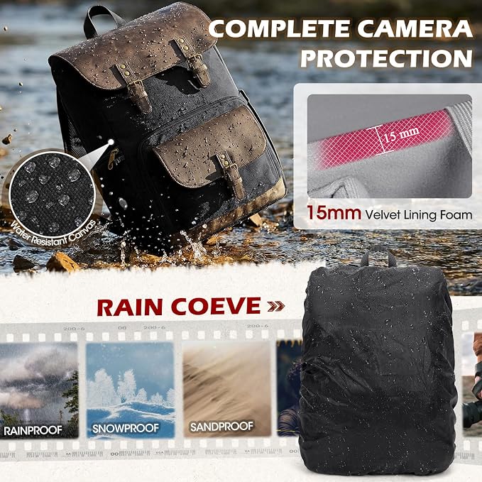 RAINSMORE Camera Bag Professional - Image 5
