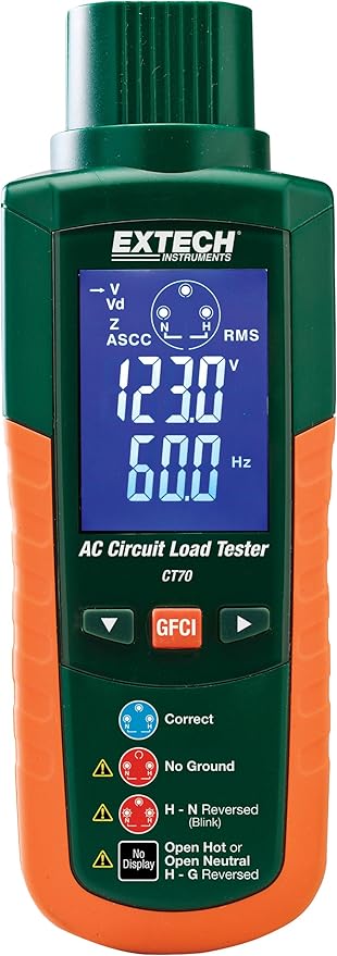 Extech CT70 AC Circuit Load Tester