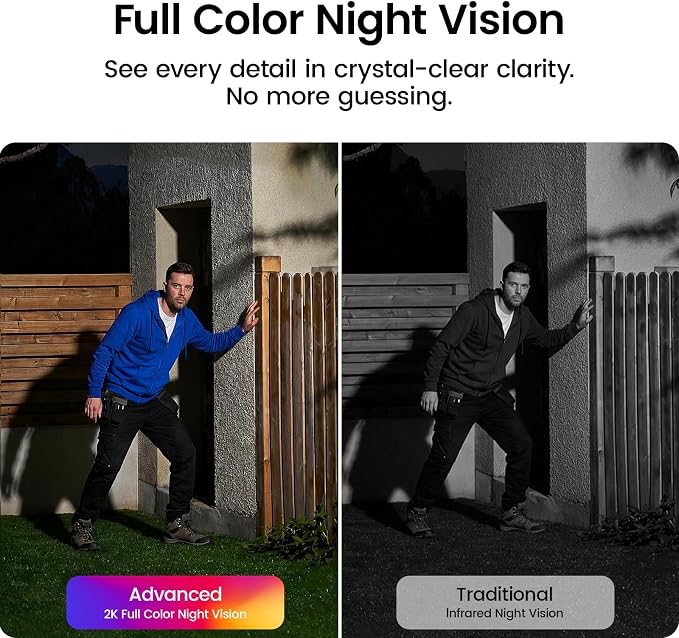 aosu Solar Security Cameras Wireless Outdoor, 2K HD Home Security Camera System - Image 6