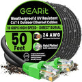 GEARit RJ45 Cat-6 Ethernet Patch Cable, 10Gpbs Transfer Speed, Copper Clad by GEARit