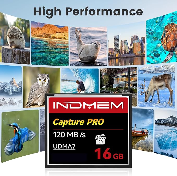 CF Card 16GB, CF Memory Card High Speed UDMA Camera Cards Designed - Image 5