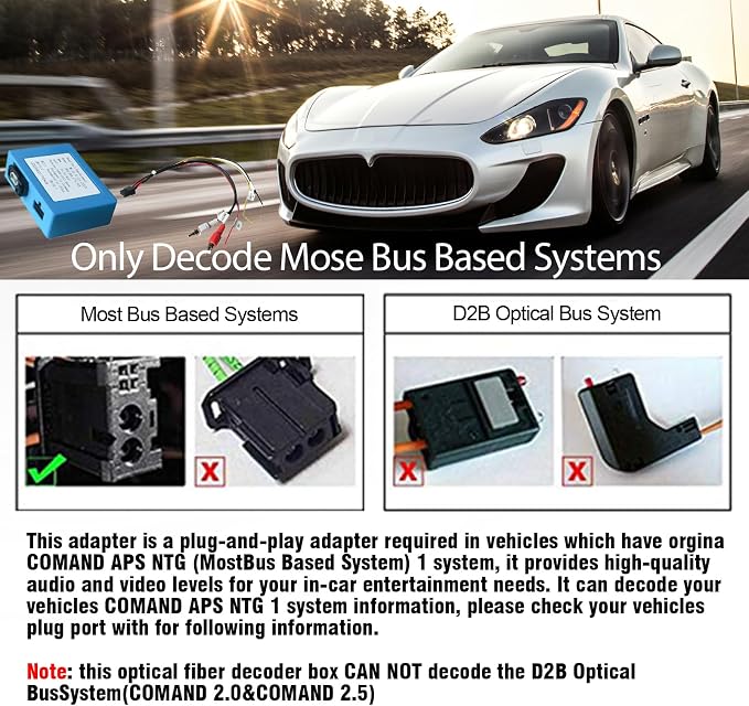 LEXXSON Optic Fiber Decoder for Mercedes-Benz ML/GL/R Class/S W221/CLS - Image 6