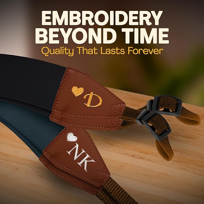 Art Tribute Custom Black Camera Strap - Image 6