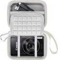 Lacdo Camera Carrying Case for Canon PowerShot ELPH 360/200/185/180/190/350 by Lacdo
