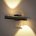 JandCase LED Night Light, Modern Night Lights Plug into Wall, Soft White 3000K,0-100LM Adjustable Brightness with Dusk-to-Dawn Sensor, Dimmable Night Lights for Bathroom, Hallway, Bedroom,Stairway