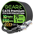 GEARit Cat 6 Ethernet Cable CCA LAN Network Cord, Network Cable by GEARit