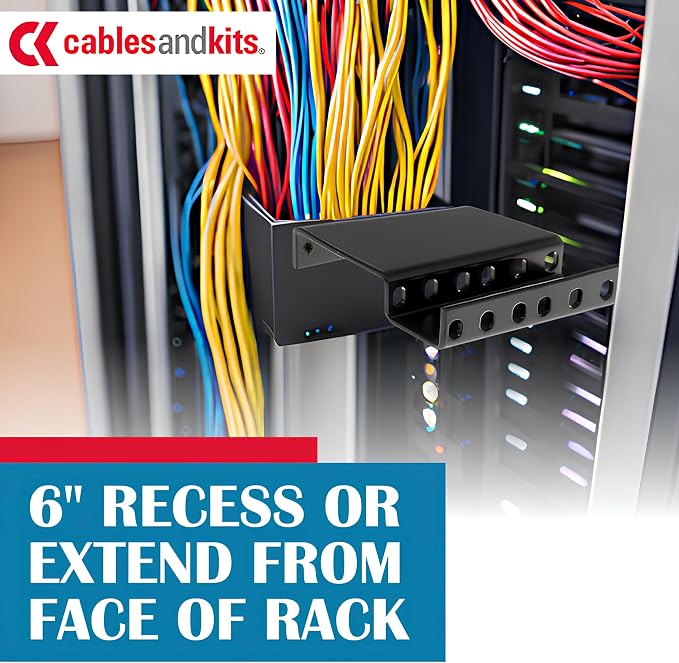 CablesAndKits - Recessed Rack Adapter - 3" Extension/Recess from Face of Rack - - Image 8