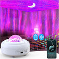 HUMIIEYE Star Projector with Bluetooth Speaker, 1800mAh Battery Operated Night Light Galaxy Projector, Northern Lights Aurora Projector with Moon, Mood Ambient Lighting for Bedroom Kids Girls Adults
