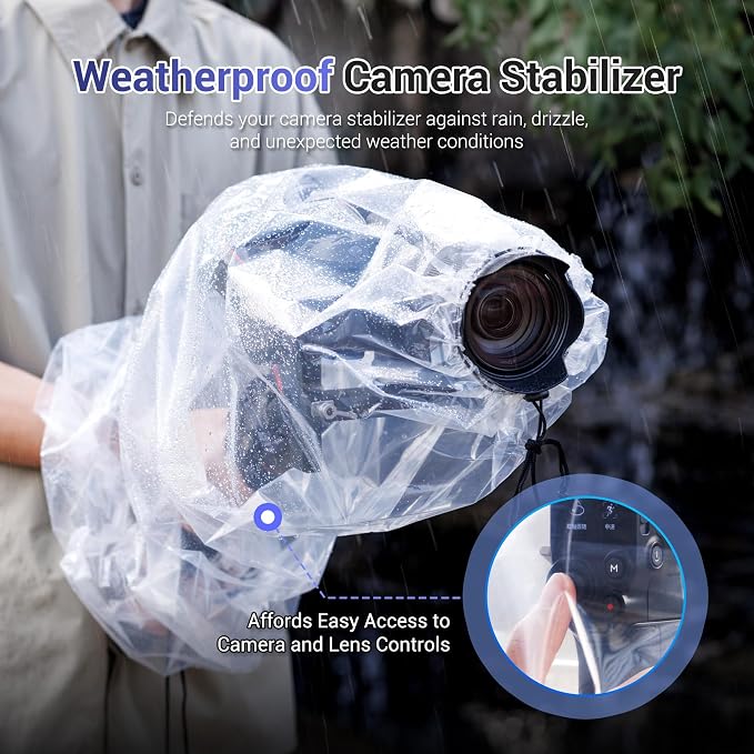 2Pack Clear Stabilizer Rain Cover, Gimbal Stabilizer - Image 3
