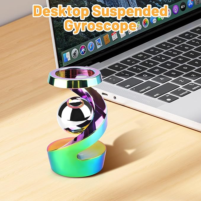 Fidget Toys Adult, Kinetic Spinning Desk Toy, Kinetic Optical Illusion Toys, Kinetic Desktop Fidget Spinner Toys, Cool Gadget Fidget Toys Relieve Stress Anxiety for Office for Adults