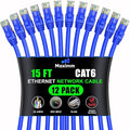 Maximm Cat 6 Ethernet Cable 15 Ft, Cat6 Cable, LAN Cable, Internet Cable by MaximmCable