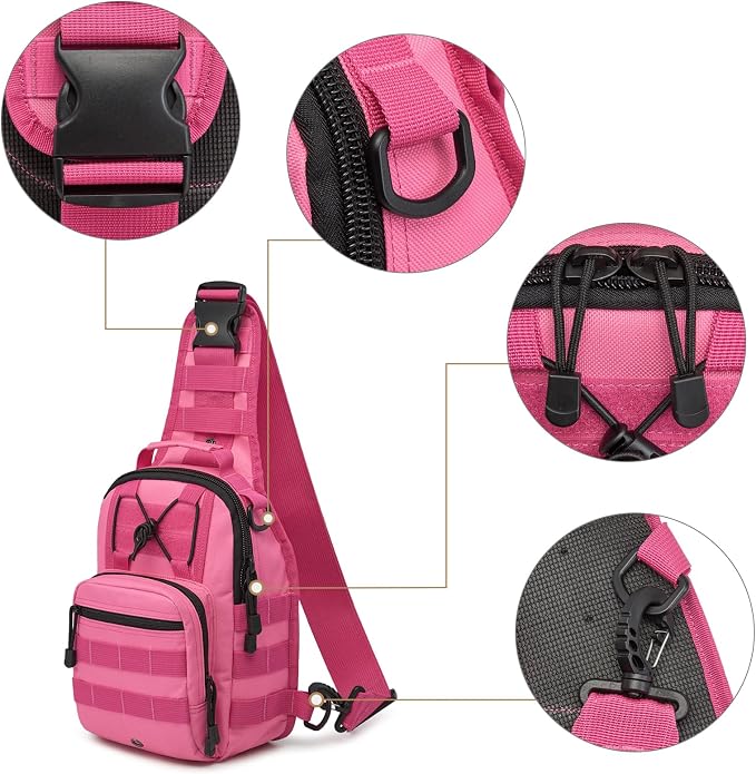 G4Free Outdoor Tactical Bag Backpack, Military Sport Bag Pack Sling Shoulder - Image 5