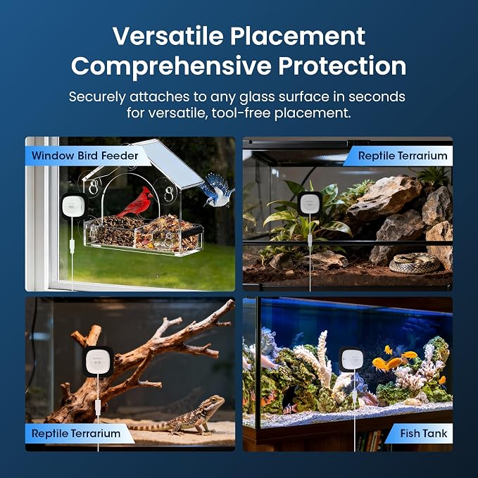 3MP 2K Aquarium & Terrarium Pet Camera.Install &Close-Focus Lens - Image 6