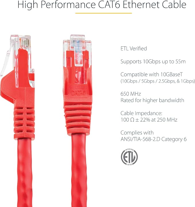 StarTech 14ft CAT6 Ethernet Cable - Image 2