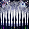 SHQDD 76 PCS White Fiber Optic Sticks, LED Fiber Wands, Fiber Optic Wand by SHQDD
